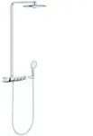 Grohe Duschsystem Rainshower SmartC 360Duo chrom, mit AP-Thermostat, Duscharm 50cm