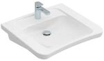 V&B Waschtisch VICARE 65x55cm, m. HL dg, o. &Uuml;L, we A-bac C+ ; Villeroy & Boch