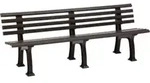 Blome Gartenbank JUIST 4-Sitzer L&auml;nge 2000 mm