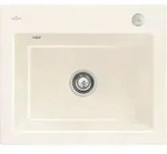 V&B Sp&uuml;le Subway 60 S m Abl.garn, Exzenter, crema CeramicPlus