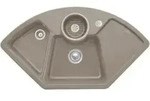 V&B Ecksp&uuml;le Solo Eck m Abl.garn, Exzenter, timber CeramicPlus