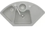 V&B Ecksp&uuml;le Solo Eck m Abl.garn, Exzenter, fossil CeramicPlus