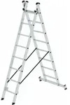 MUNK Aluminium-Mehrzweckleiter 2-teilig nivello&reg;-Traverse 2 x 8 Sprossen