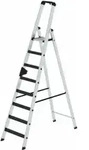 MUNK Aluminium-Stehleiter einseitig begehbar clip-step R13 1 x 8 Stufen