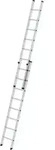 MUNK Aluminium-Schiebeleiter 2-teilig 2 x 8 Sprossen
