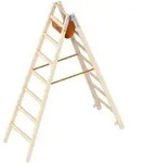 Layher Holzstehleiter 1038 2x7 Sprossen