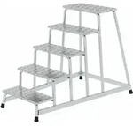 MUNK Aluminium-Arbeitspodest starr 5 Stufen