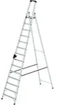 MUNK Aluminium-Stehleiter einseitig begehbar 1 x 14 Stufen