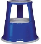 Rollhocker Stahlbl.blau H.mit/o.Belastung 430/440mm D.oben 295mm D.unten 435mm