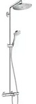hansgrohe Showerpipe Croma Select S 280 1jet, mit Wannenthermostat, chrom
