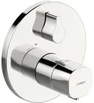 Hansa Fertigset HANSABLUEBOX LIVING UP-Brausethermostat, Rosette rund, chrom
