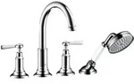 hansgrohe Fertigmontageset Axor Montreux 4-L-Fliesenrd.-Arm., m Hebelgr., chrom
