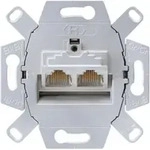 Jung Datendose Cat6 2x8-pol.f&uuml;r 2 Term. UAE 8-8 UPOK6