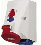 Mennekes Wanddose 32A,5p,6h,400V,IP44 1651