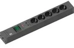 Bachmann Steckdosenleiste 5xSchutz Schalter &Uuml;bersp. 2m 420.0022