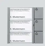 Siedle&S&ouml;hne Bus-Tasten-Modul si/met BTM 650-03 SM