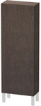 Duravit Halbhochschrank L-Cube 50x24,3x132cm, T&uuml;r re, Ei dkl. geb&uuml;rstet