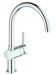 Grohe Sp&uuml;ltisch-Einhebelmischer Minta 1/2", C-Auslauf, chrom