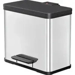 Hailo &Ouml;ko trio Plus L, Tret-M&uuml;lltrenner, 3x9 ltr, Edelstahl