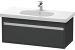 Duravit Waschtischunterschrank Ketho 100x45,5cm, graph m, 1 Ausz., wandh&auml;ngend