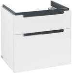 V&B Waschtischunterschrank Subway 2.0 63,7x59x45,4cm, Griff chrom, wei&szlig; matt