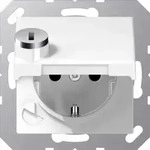 Jung SCHUKO-Steckdose 16A 250V Klappdeckel AS 1520 BFKLSL WW