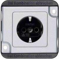 Merten SCHUKO-Steckdose mattsilber MEG2300-7060)
