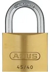 ABUS Vorhangschloss-Set 45/40 Triples B/SB Messing massiv