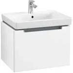 V&B Waschtischunterschrank Subway 2.0 58,7x42x45,4cm, Griff chrom, wei&szlig; matt