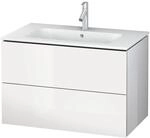 Duravit Waschtischunterschrank L-Cube 82x48,1cm, we. hgl, 2 Schub., wandh&auml;ngend