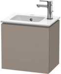 Duravit Waschtischunterschrank L-Cube 42x29,4x40cm, wandh&auml;ngend, T&uuml;r re, basalt