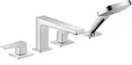 hansgrohe Fertigmontageset Metropol 4-L-Wannenrand-EHM, m HG, A 197mm, chr