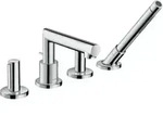 hansgrohe Fertigmontageset Axor Uno 4-L-BW-Rand-Arm., m Zerogr, brush. ni.