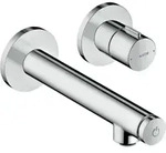 hansgrohe Fertigset Axor Uno Select UP-Waschtisch-Einhebelmischer, m Ausl. 158mm,
