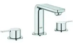 Grohe 3-Loch-Waschtischarmatur Lineare 1/2", Ablaufgarnitur, chrom
