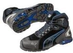 Sicherheitsstiefel Rio Black Mid Gr. 39 schwarz/blau Leder S3 SRC EN20345 ; ISM