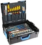 Gedore Werkzeugkoffer L-BOXX 136, Set 58-teilig, gef&uuml;llt, Werkzeug f&uuml;r Hand- und