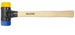 Wiha Schonhammer Safety weich/mittelhart mit Hickory-Holzstiel, Rund-Schlagkopf 50 mm