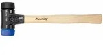 Wiha Schonhammer Safety weich/mittelweich mit Hickory-Holzstiel, Rund-Schlagkopf 60