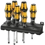 Wera 932/918/6 Schraubendrehersatz Kraftform Wera: Der Schraubmei&szlig;el + Rack,