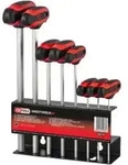 KS Tools ERGOTORQUEplus T-Griff-Innensechskant-Schl&uuml;ssel-Satz, 8-teilig