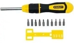 Stanley Bit-Schraubendreher 10 Bits, mit Rastche