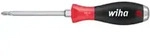 Wiha Schraubendreher SoftFinish&reg; Pozidriv mit durchgehender Sechskantklinge und