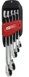 KS Tools DUO GEAR Ringmaulschl&uuml;ssel-Satz,Maul-Ratschenfunktion,5-teilig, umschaltbar