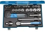 Gedore Steckschl&uuml;sselsatz, Set 31tlg,12-kant, 1/2 Zoll, 10-36mm, Werkzeug, Knarre