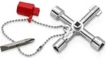 KNIPEX 00 11 03 Schaltschrankschl&uuml;ssel der Standard Schaltschrankschl&uuml;ssel 76 mm
