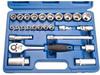 BGS Steckschlüssel-Satz Wellenprofil Antrieb 10 mm 26-tlg.