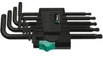 Wera 967 PKL/9 TX Winkelschl&uuml;sselsatz, 9-teilig, BlackLaser