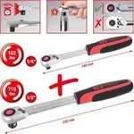 KS Tools SlimPOWER Umschaltknarren-Satz, 2-teilig1/4" + 1/2"