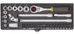Proxxon Feinmechaniker-Steckschl&uuml;ssel- und Schraubersatz 1/4", 32-tlg.